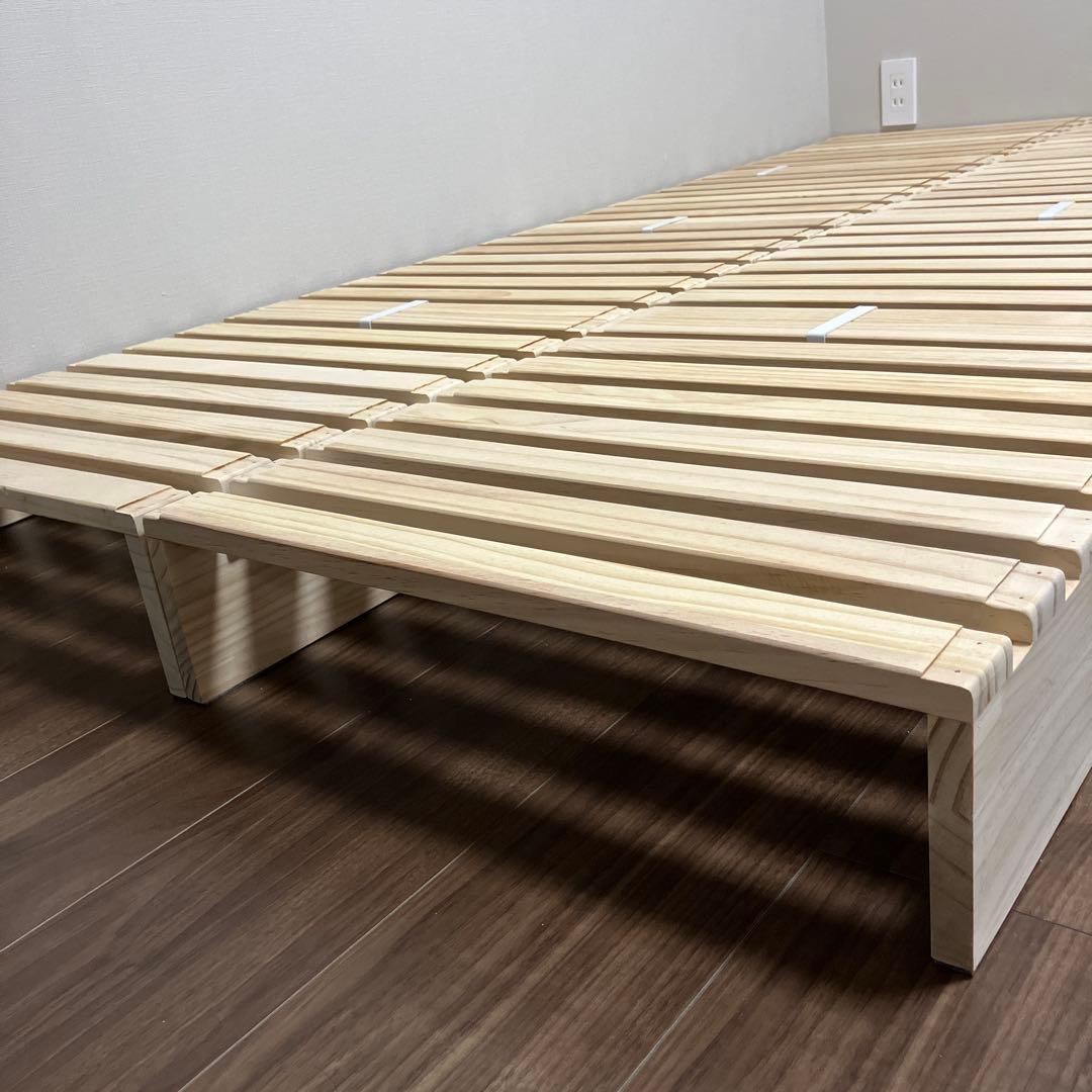天然木パレットベッド　タンスのゲン