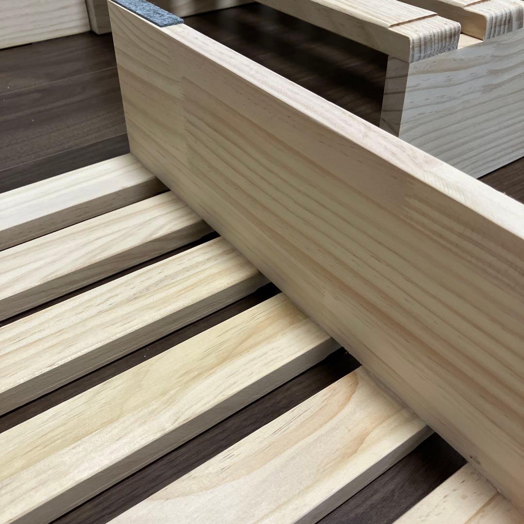 天然木パレットベッド　タンスのゲン