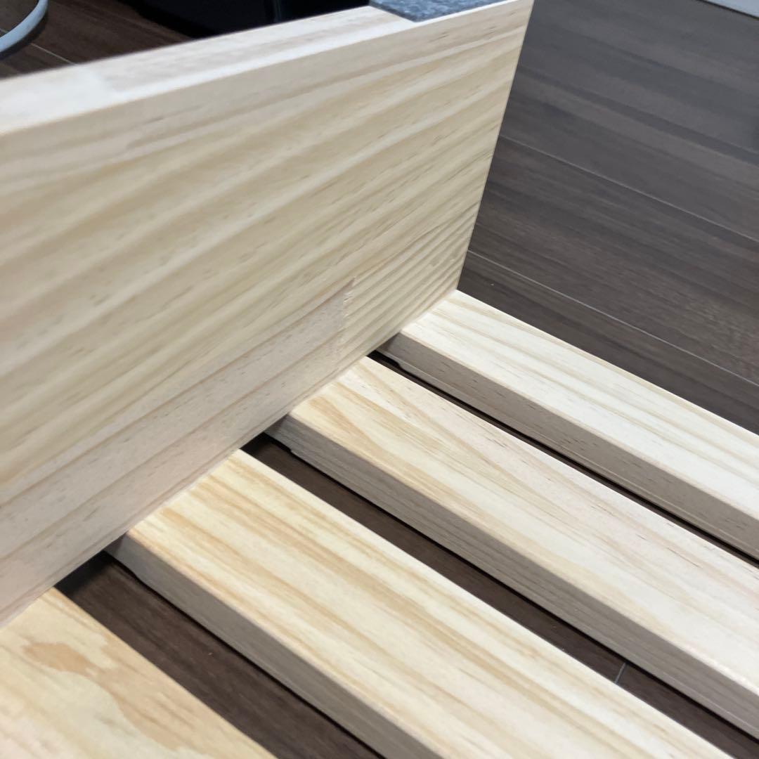 天然木パレットベッド　タンスのゲン