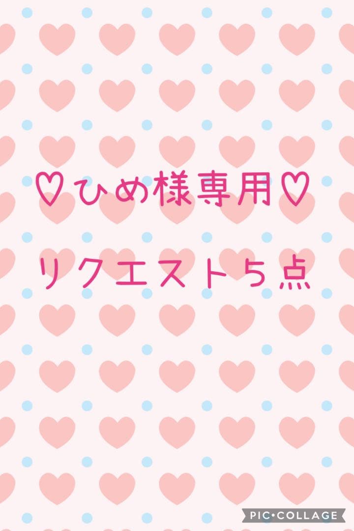 【ひめページ】　オーダー5点&ミニポーチ２点