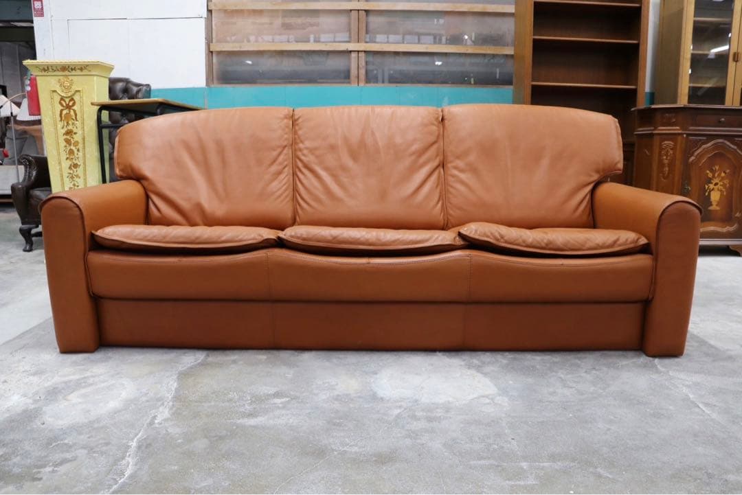 GMHK502○イタリアモダン 高級 クラシック 3人掛けソファ トリプルソファ