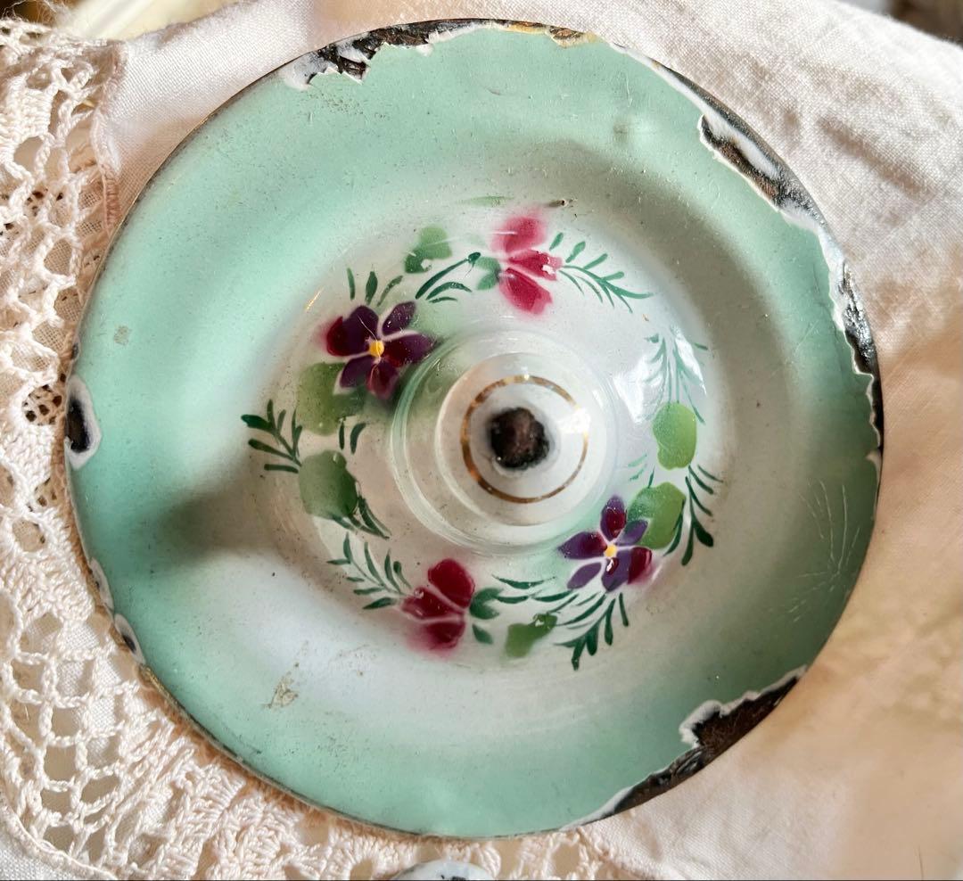 フランスアンティークホーロー14点セット