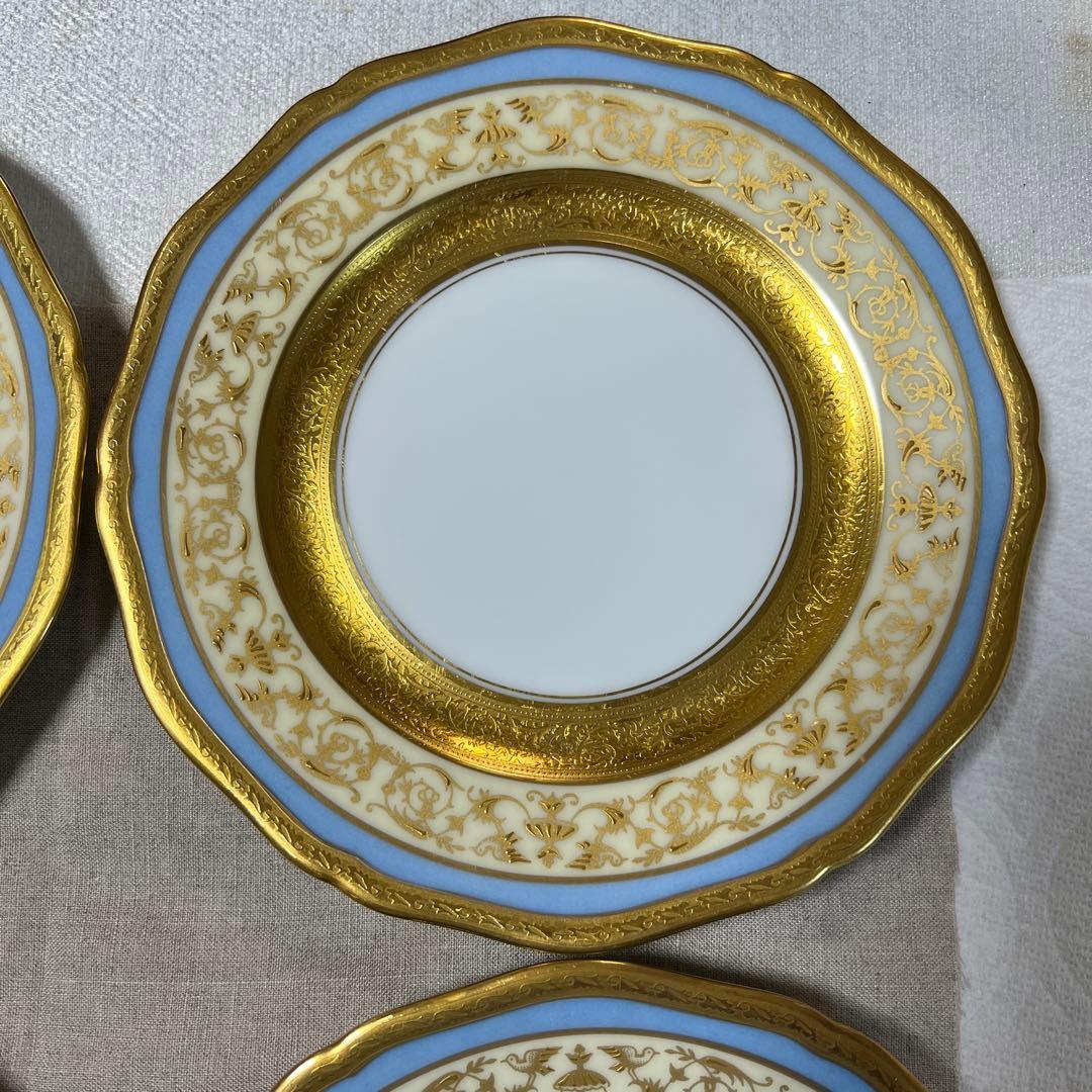 フランス　Limoges レイノーのケーキ&パン皿　4枚