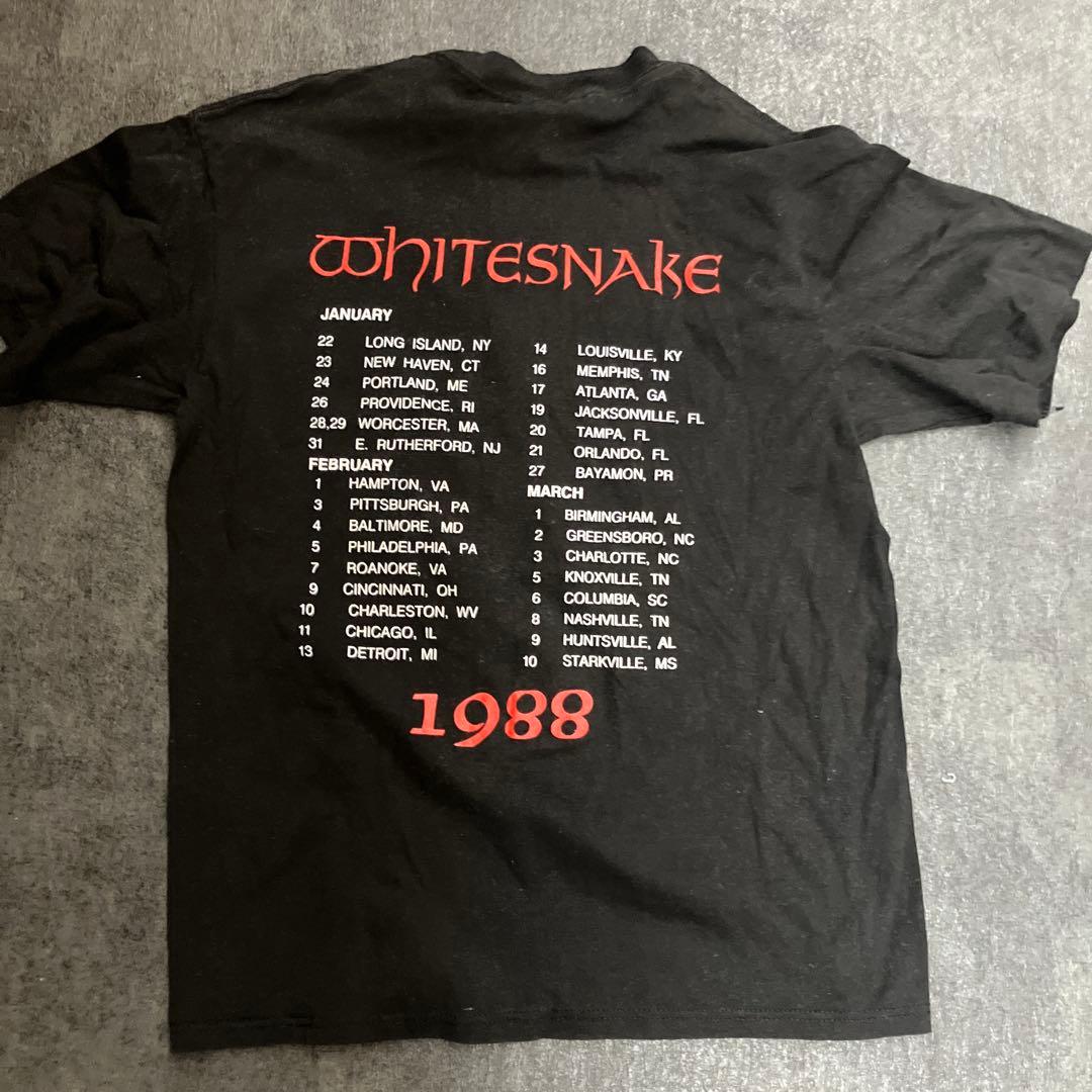 Whitesnake Tシャツ Lサイズ　1988年