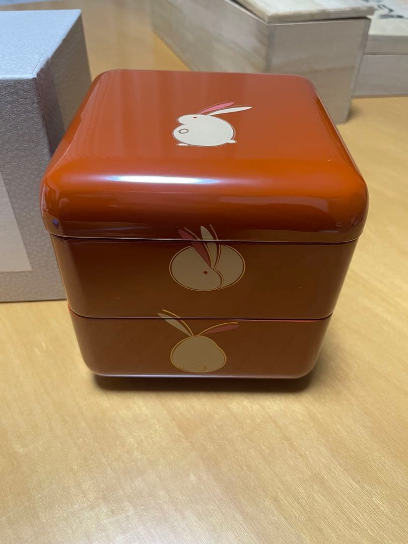 木 洗朱 4.0 二段重 京うさぎ