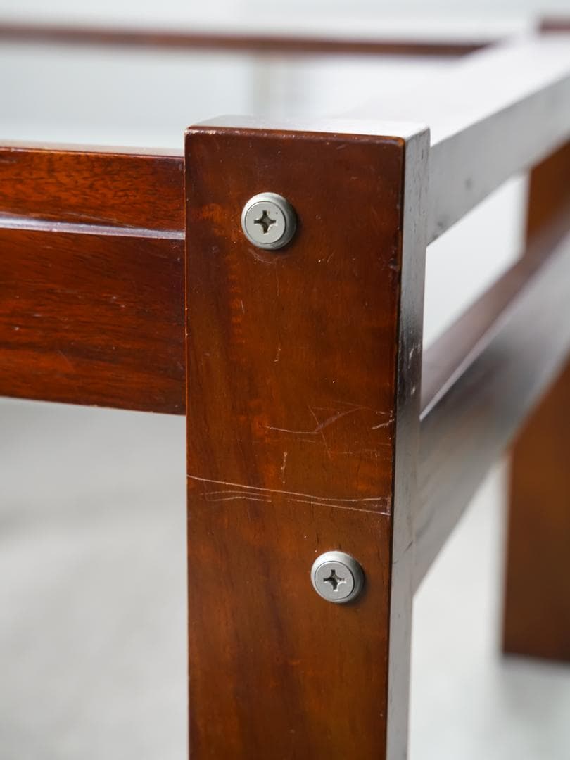 70's ヴィンテージ 木製ローテーブル ミッドセンチュリーモダン