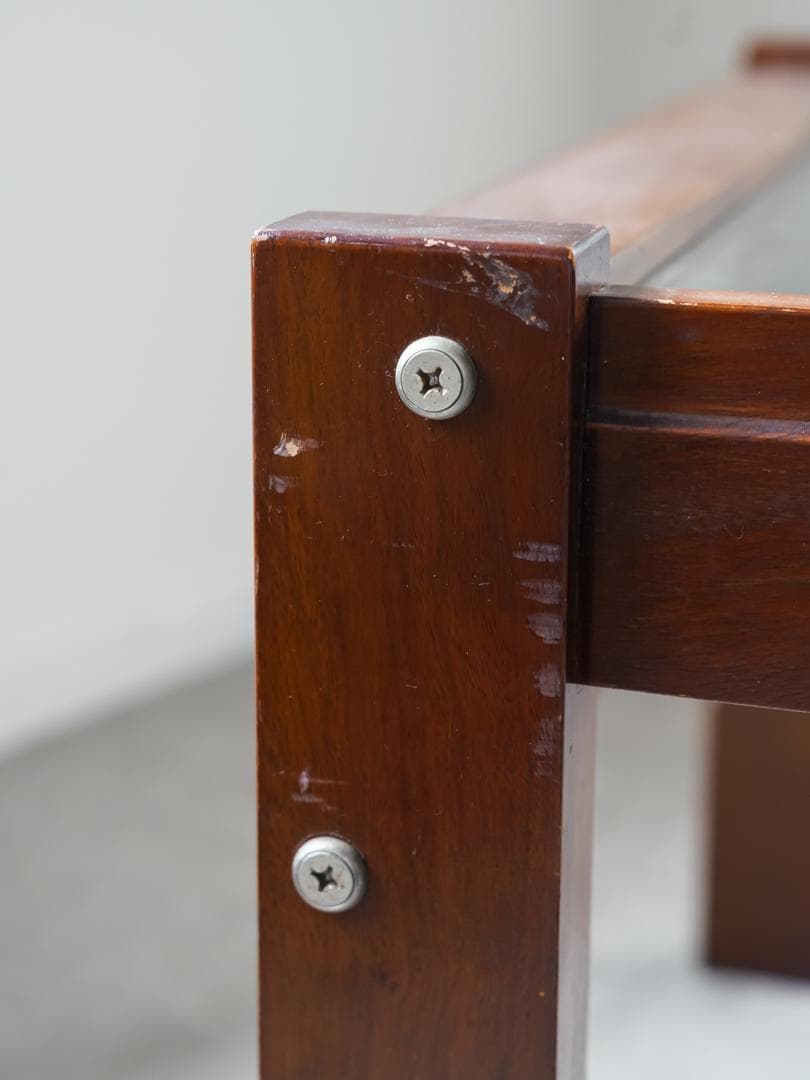 70's ヴィンテージ 木製ローテーブル ミッドセンチュリーモダン