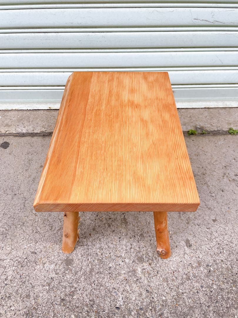 天然松 ウッドスツール 木製ベンチ インテリア家具