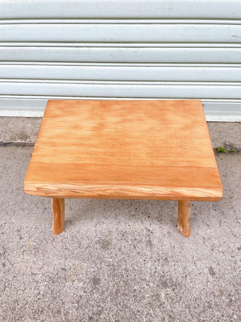 天然松 ウッドスツール 木製ベンチ インテリア家具