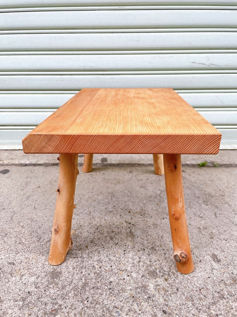 天然松 ウッドスツール 木製ベンチ インテリア家具