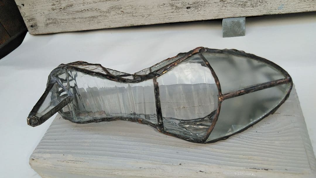 ステンドグラス「ガラスの靴」