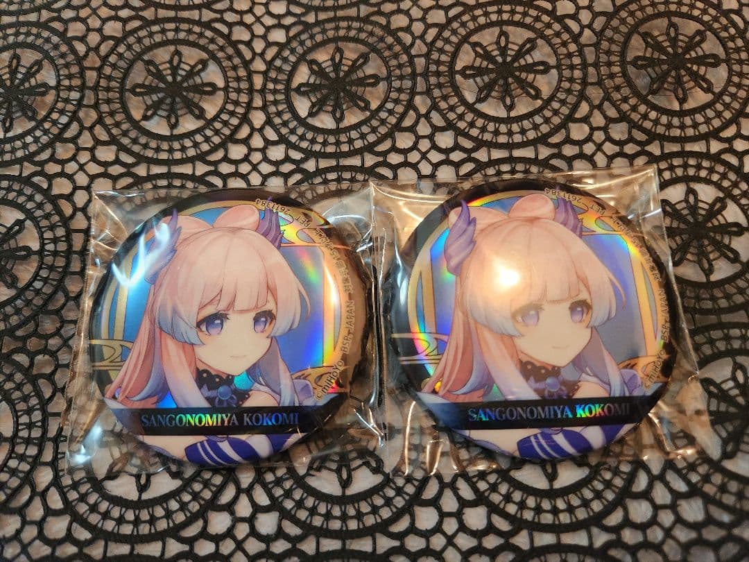 原神 珊瑚宮心海 セガ プライズ ホログラム缶バッジ 2個セット - メルカリ