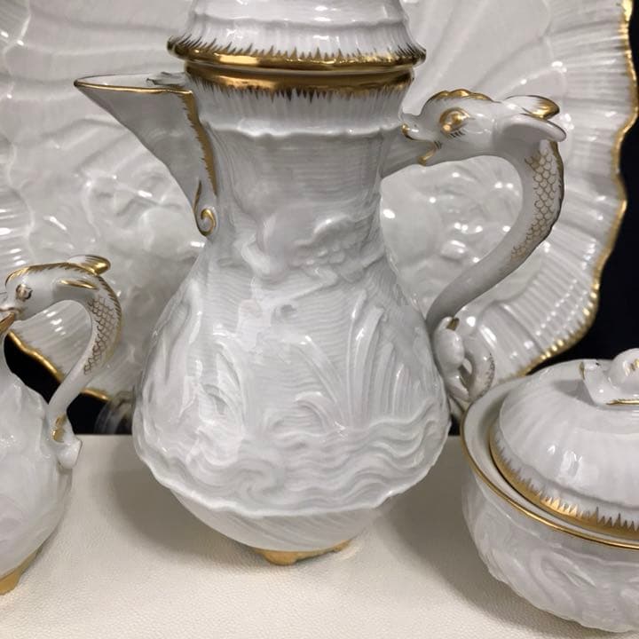 マイセン  スワンサービス ゴールドトリム