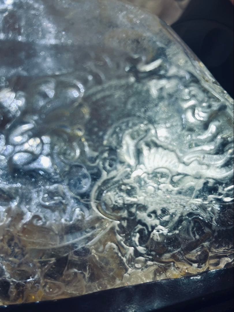 高品質 龍の彫刻 台座付き水晶ヒーラー共生 天然石