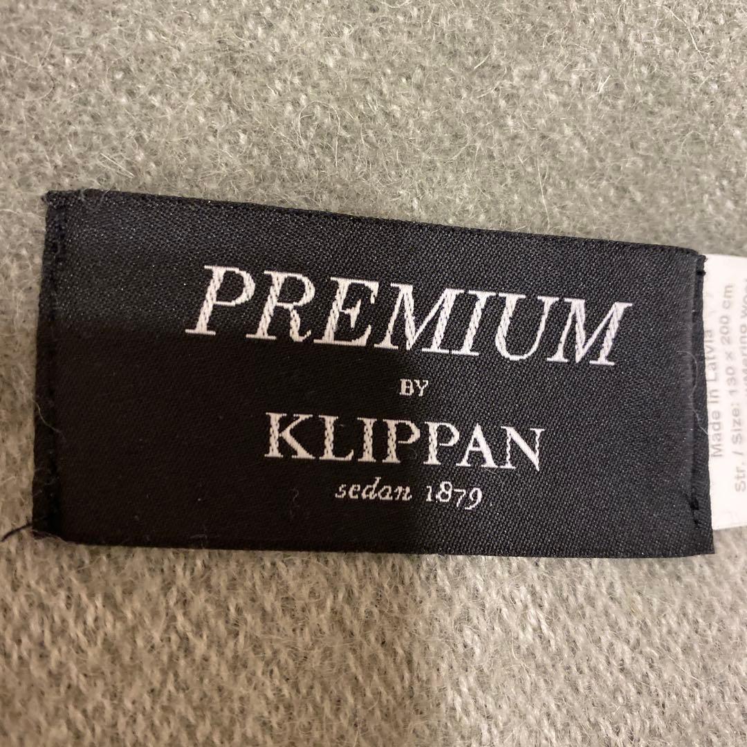 ミナペルホネン　KLIPPAN/クリッパン　スロー　BOSQUET　グレー　大判