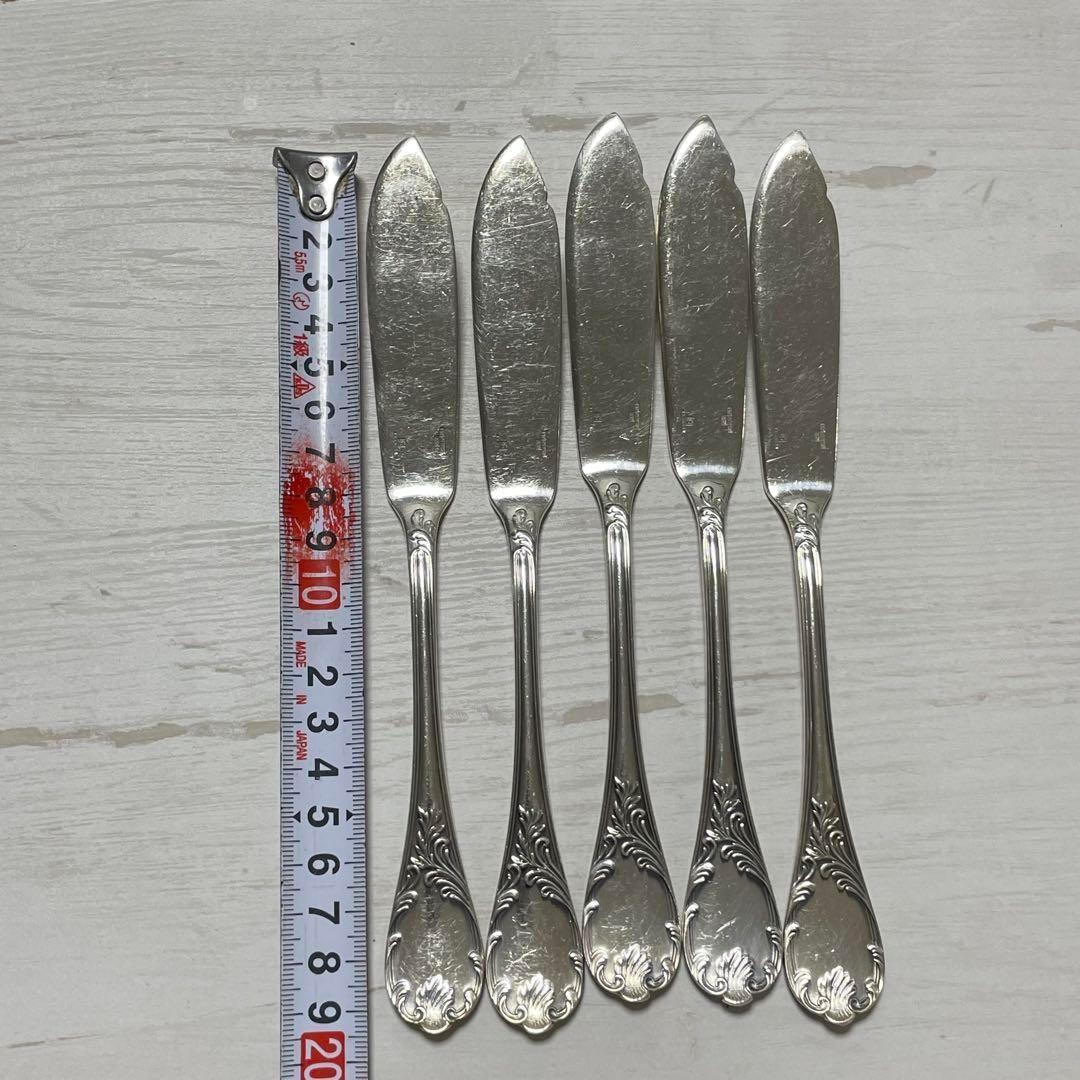 稀少✨クリストフル✨マルリー✨フィッシュナイフ 5本セット シルバーコーティング