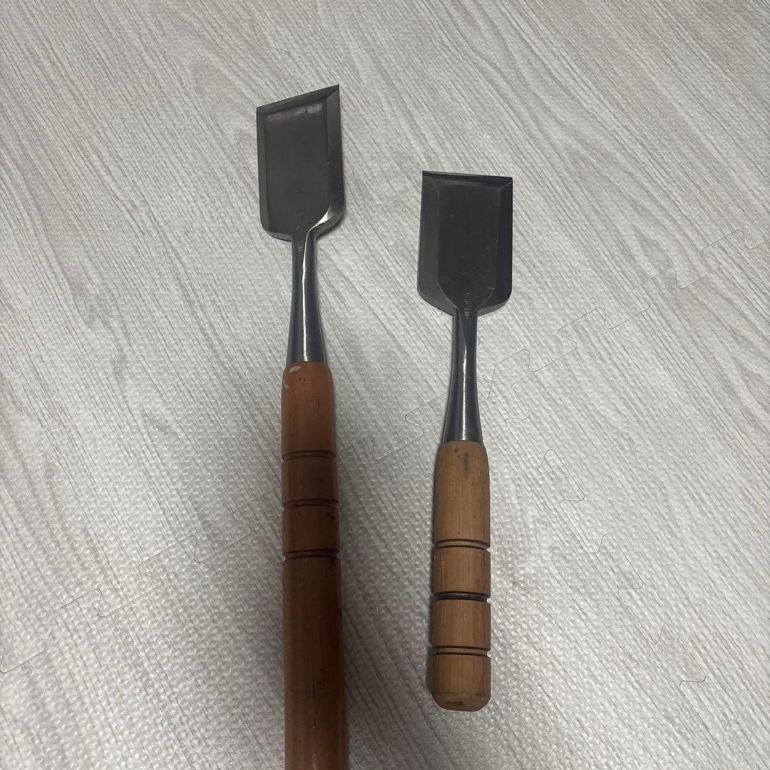 正吉ノミ木製ハンドル 約20cm