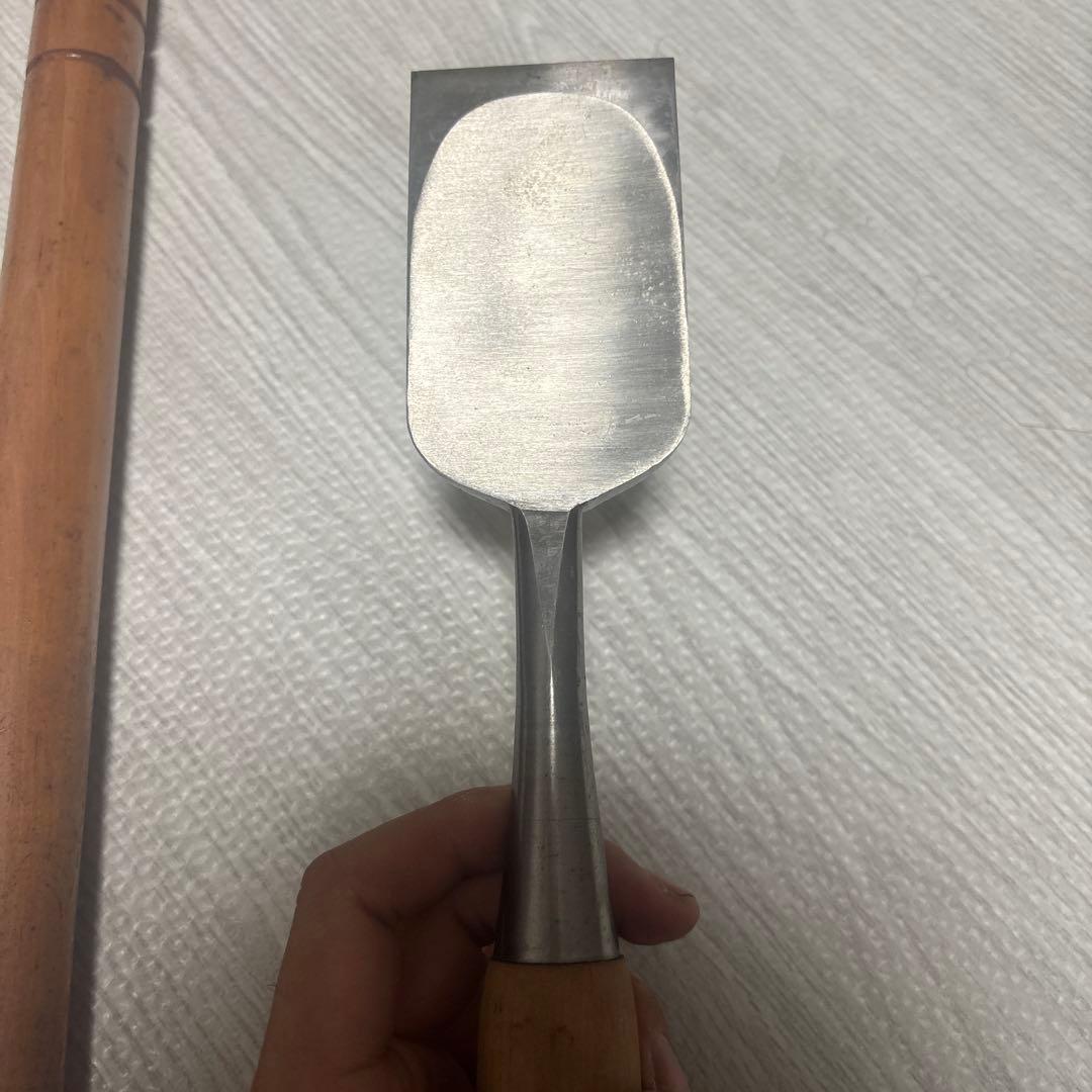 正吉ノミ木製ハンドル 約20cm