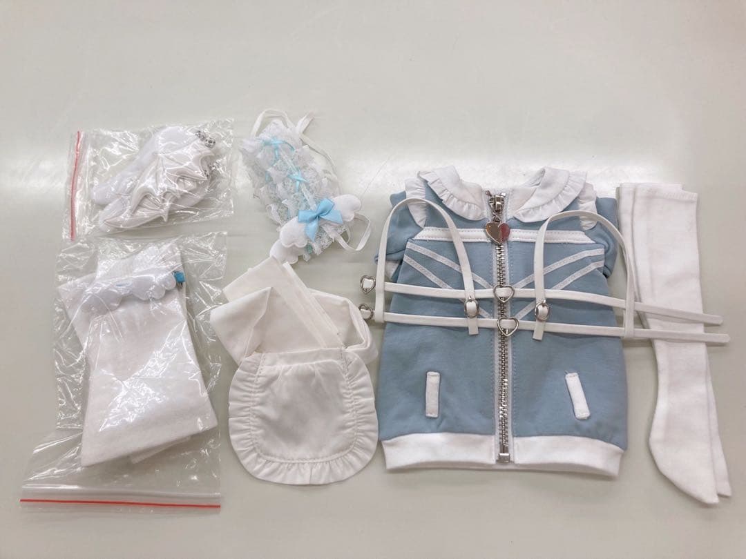 12/10まで【新品】　ドール服　水色天使ジャージ　ディーラー様製　mdd服