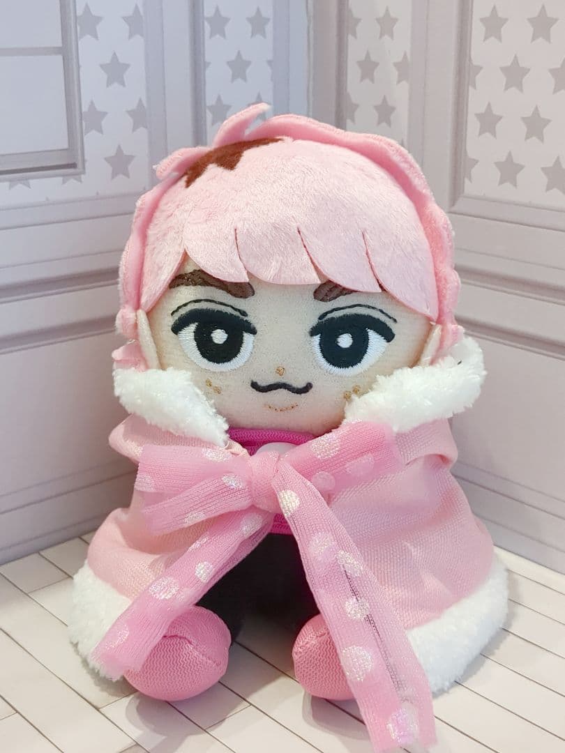 すのチルぬいサイズ ポンチョ ピンク