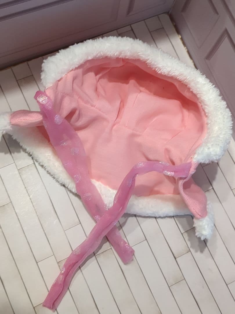 すのチルぬいサイズ ポンチョ ピンク