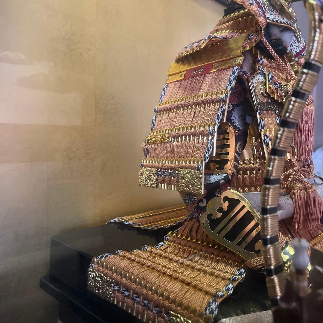 古代武士人形 精巧な鎧付き