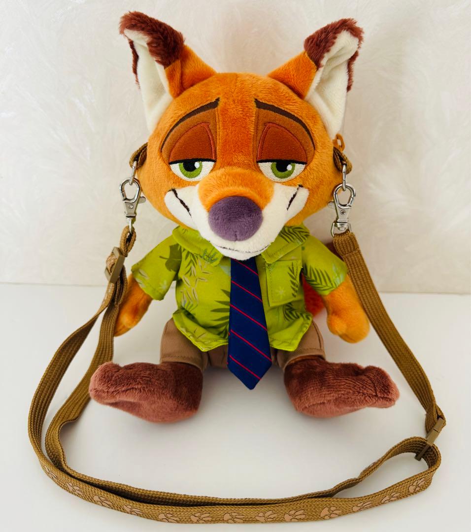 TDR ズートピア ニック ぬいぐるみ ショルダーバッグ ポシェット