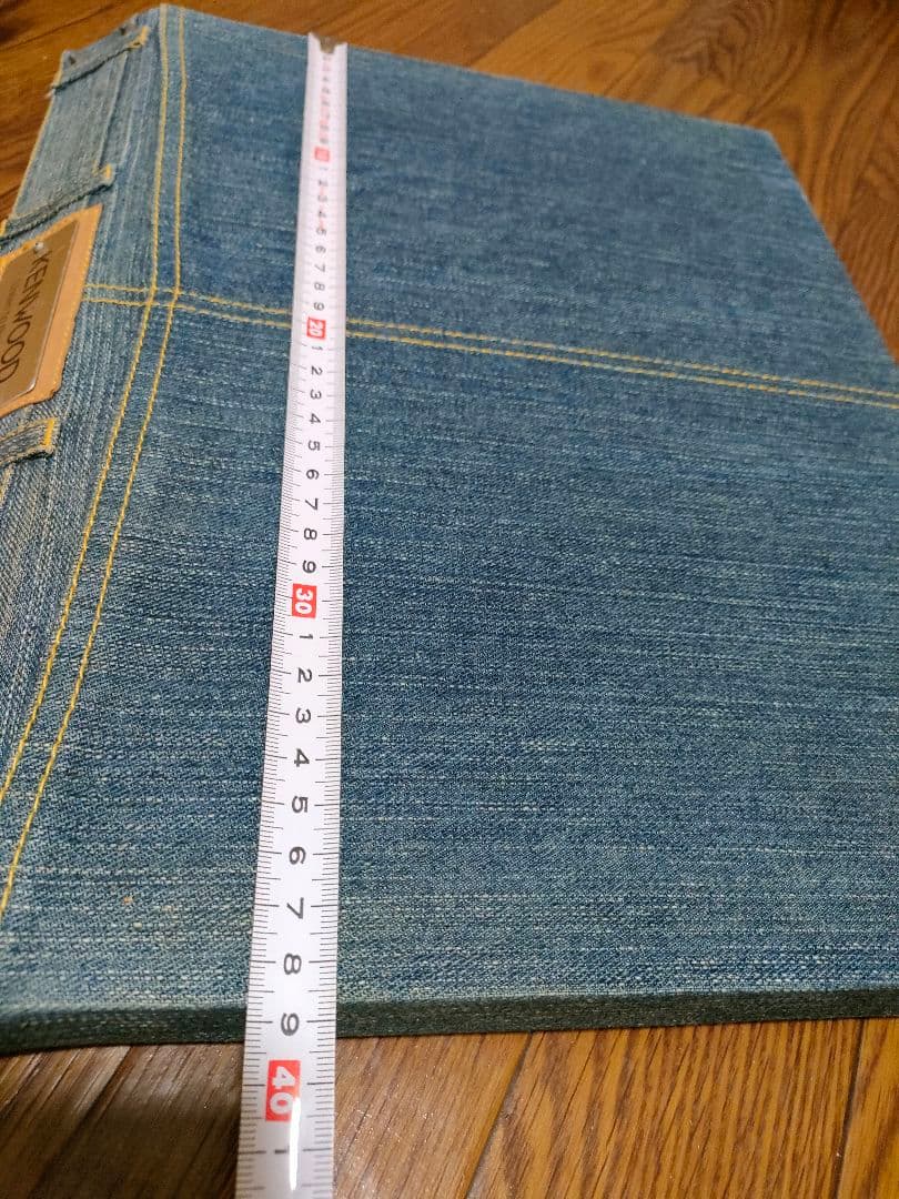 激レア！KENWOOD　デニムデザイン展示用オーディオボード　平成レトロ