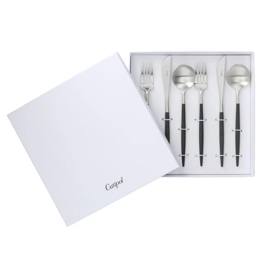 クチポール ゴア ディナーセット 6本セット ペアセット ブラック