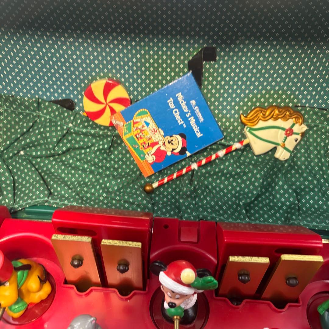 ミッキーのミュージカルクリスマスオルゴール　自動演奏　音はなります 箱付き