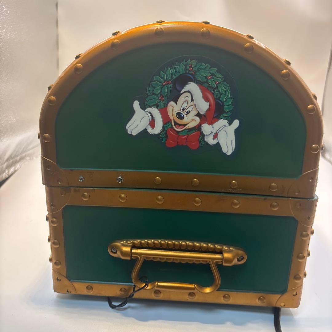 ミッキーのミュージカルクリスマスオルゴール　自動演奏　音はなります 箱付き