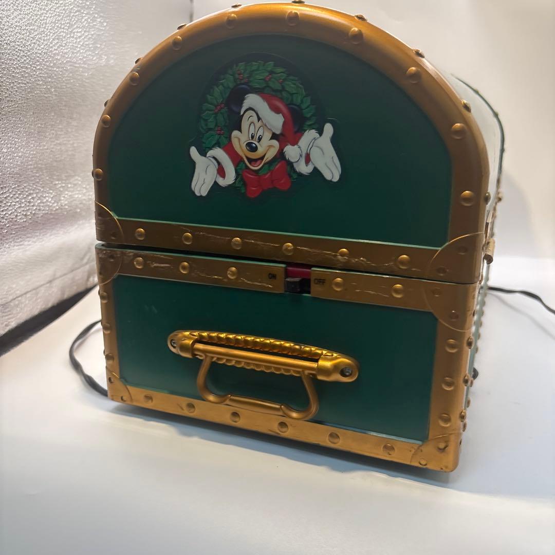 ミッキーのミュージカルクリスマスオルゴール　自動演奏　音はなります 箱付き