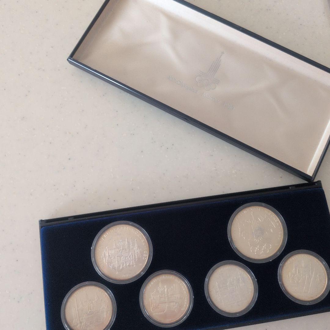 R*a様 モスクワオリンピック 1980年 プルーフ セット 6枚 記念銀貨