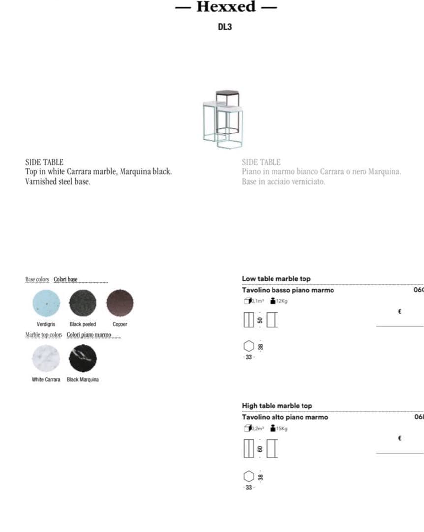 DIESEL LIVING MOROSO ディーゼル モロソ ヘックス　家具①