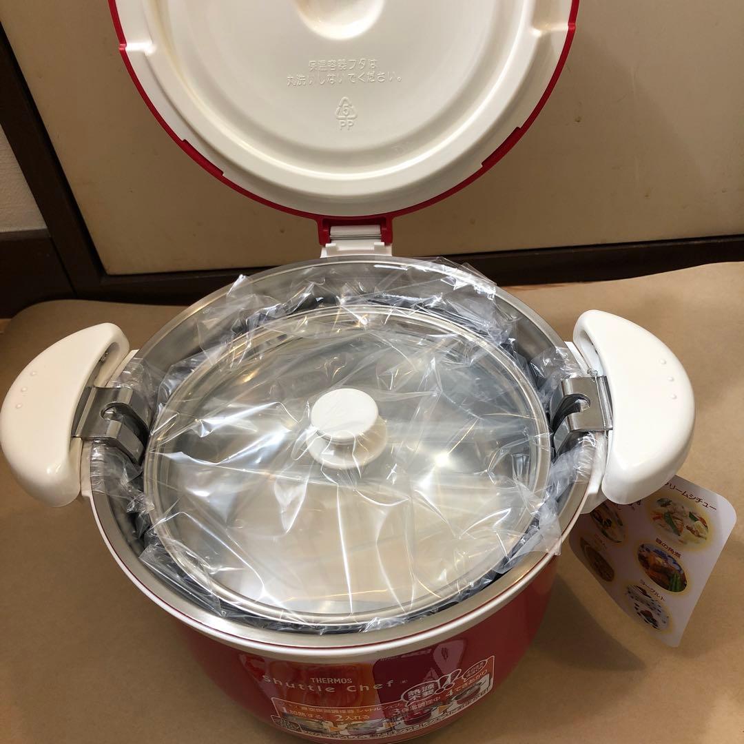 未使用　サーモス 真空保温調理器 シャトルシェフ KBA-3001 トマト