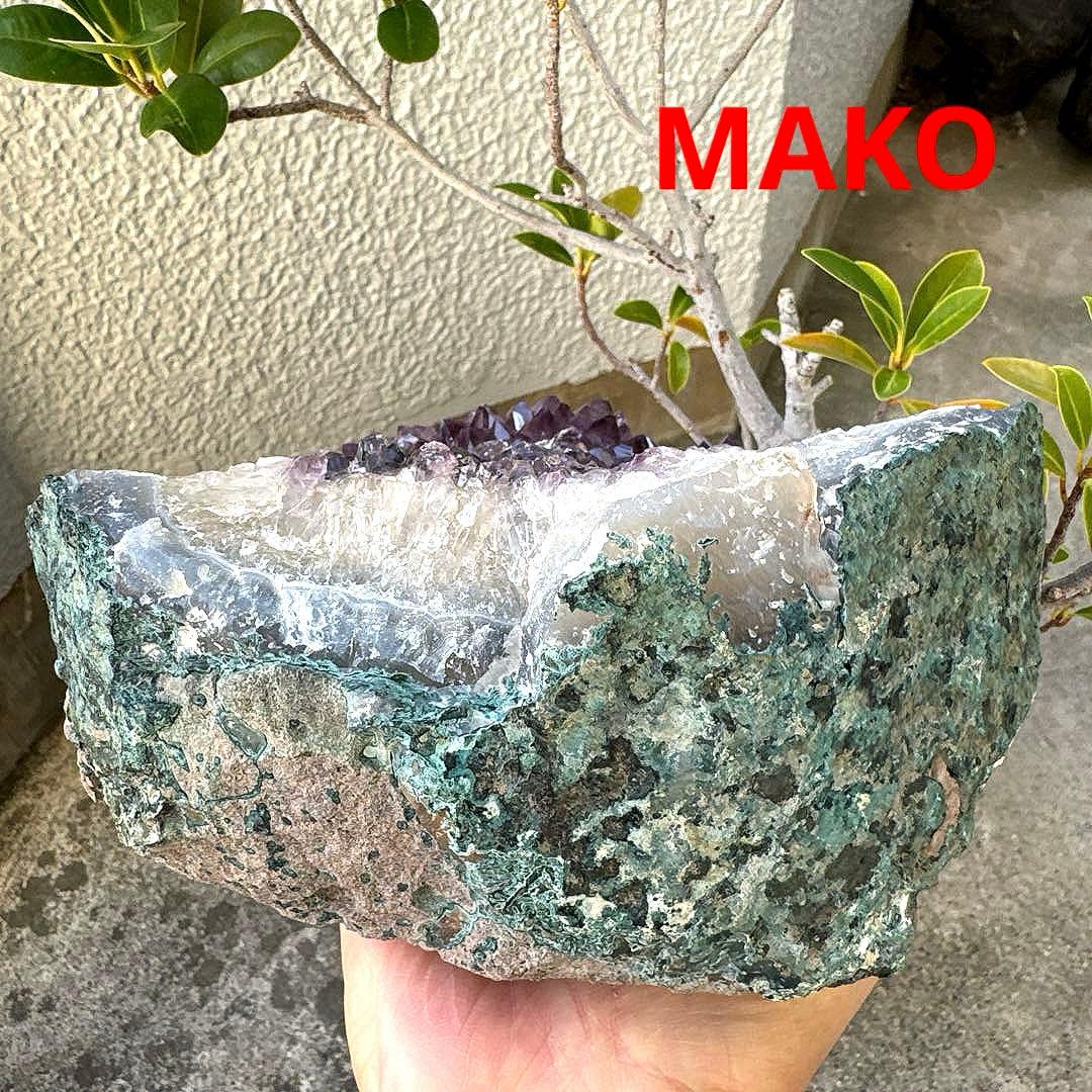 M1850☆アメジストクラスター3.2Kg☆天然石　原石☆N50910-A