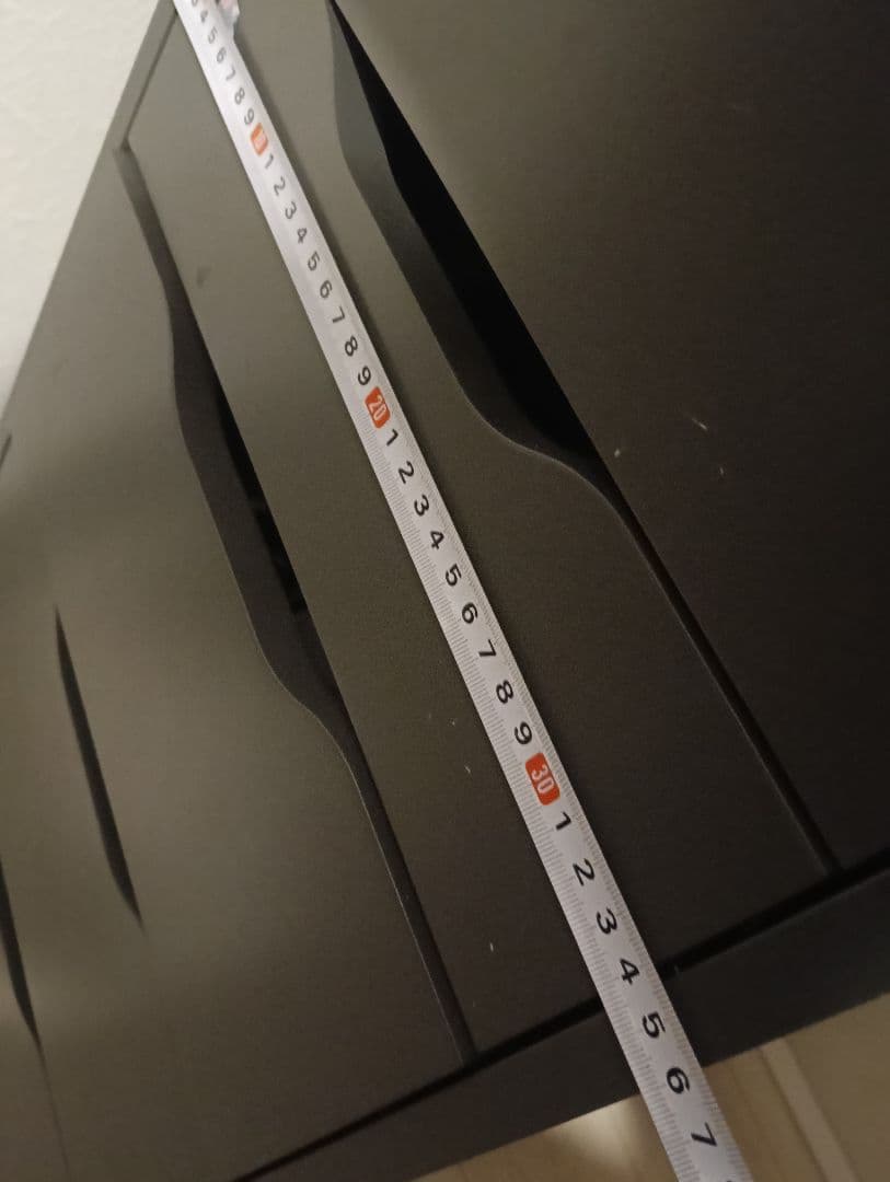 イケアデスク3点セットナチュラルウッドレールベリとキャビネット付引き取り限定販売