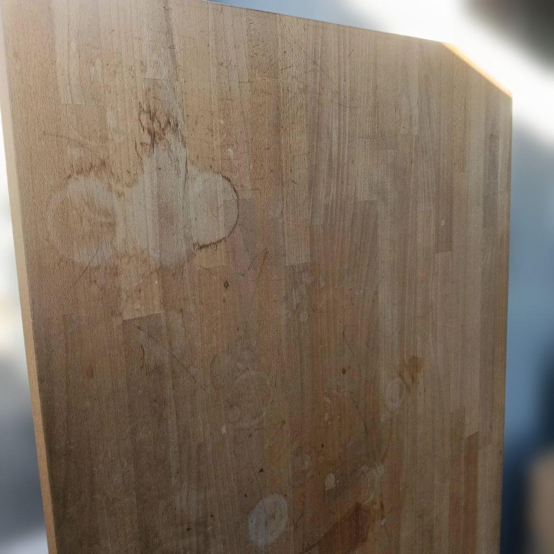 イケアデスク3点セットナチュラルウッドレールベリとキャビネット付引き取り限定販売