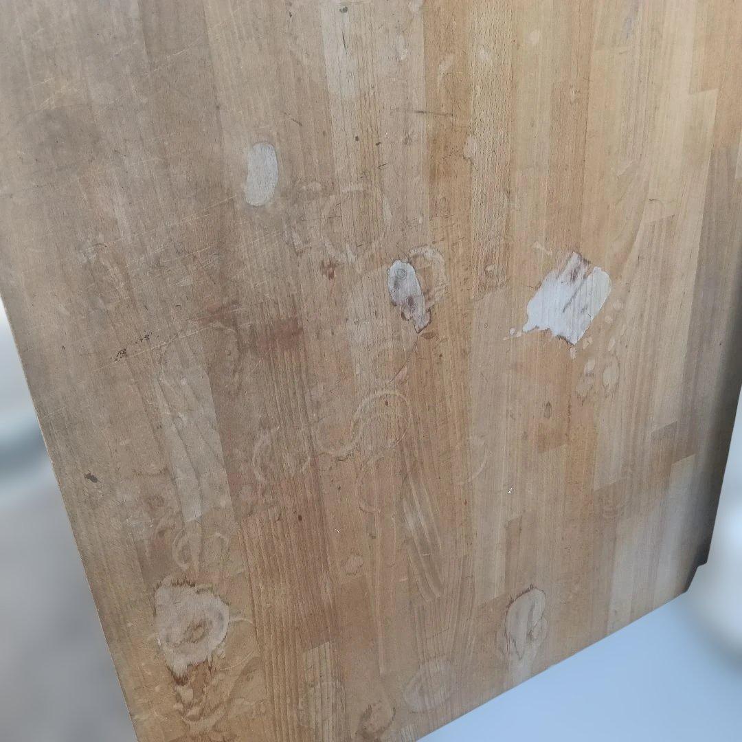 イケアデスク3点セットナチュラルウッドレールベリとキャビネット付引き取り限定販売