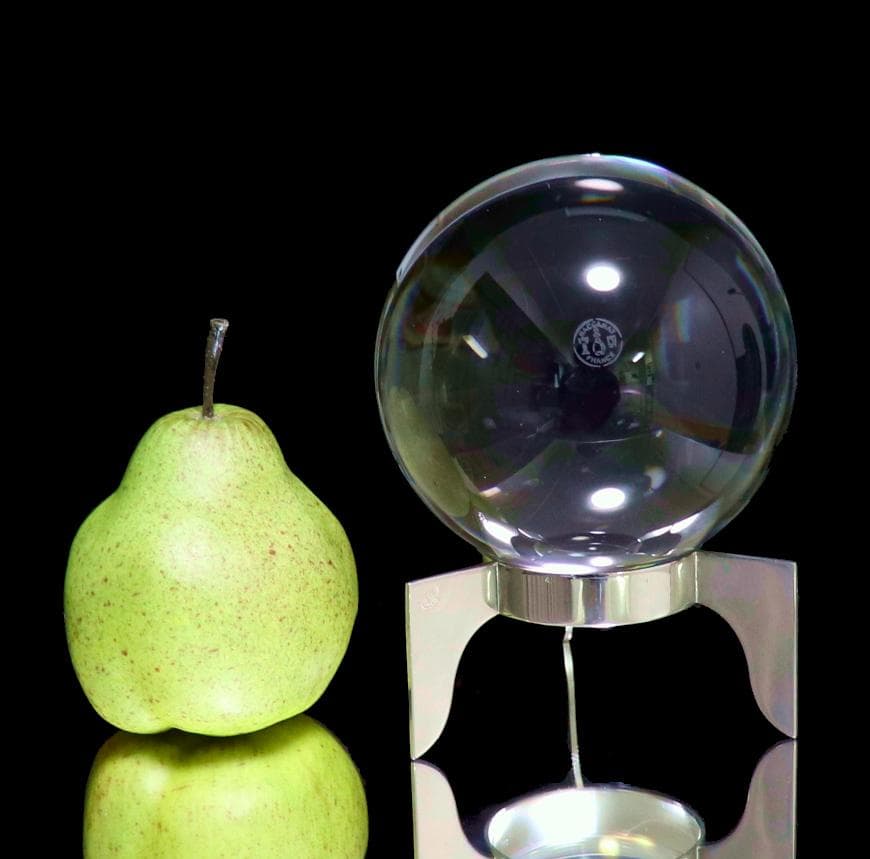 バカラ レア 高級 特大 1.6kg シリウスボウル 純正銀色台座付属