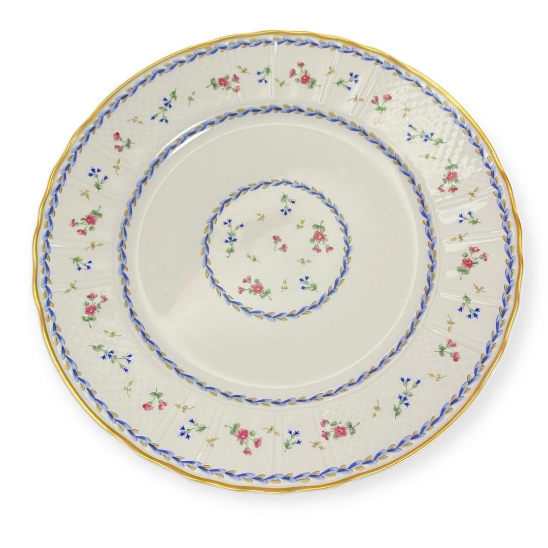 ベルナルド リモージュ アルトワシリーズ ブルー 廃盤品 プレート4点 26cm