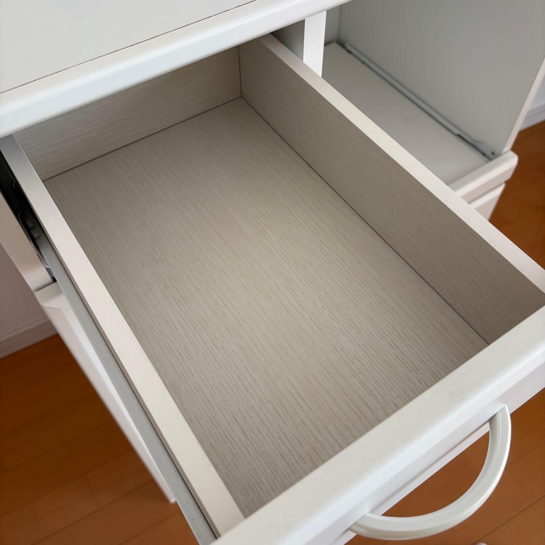 即日発送】セルシナ カップボード ホワイト レンジ台 食器棚 シンプル