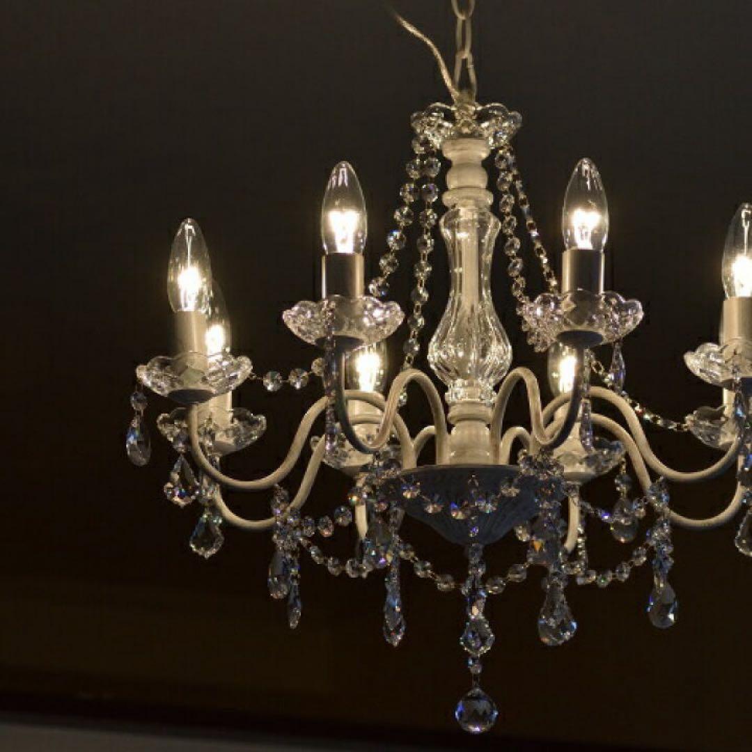 アスフォー・クリスタル使用 ドルチェ・ヴィータ 8灯シャンデリア