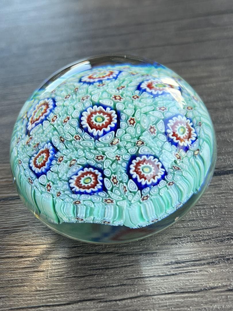 極美品！【murano】ムラーノ(ベネチアン)ガラスのペーパーウェイト