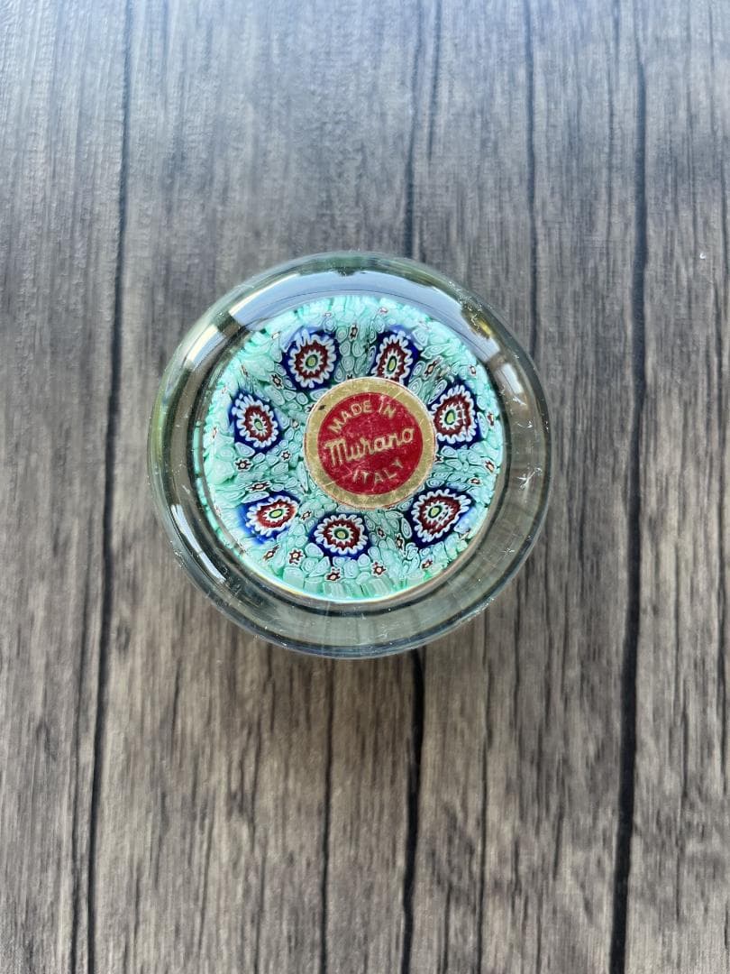 極美品！【murano】ムラーノ(ベネチアン)ガラスのペーパーウェイト