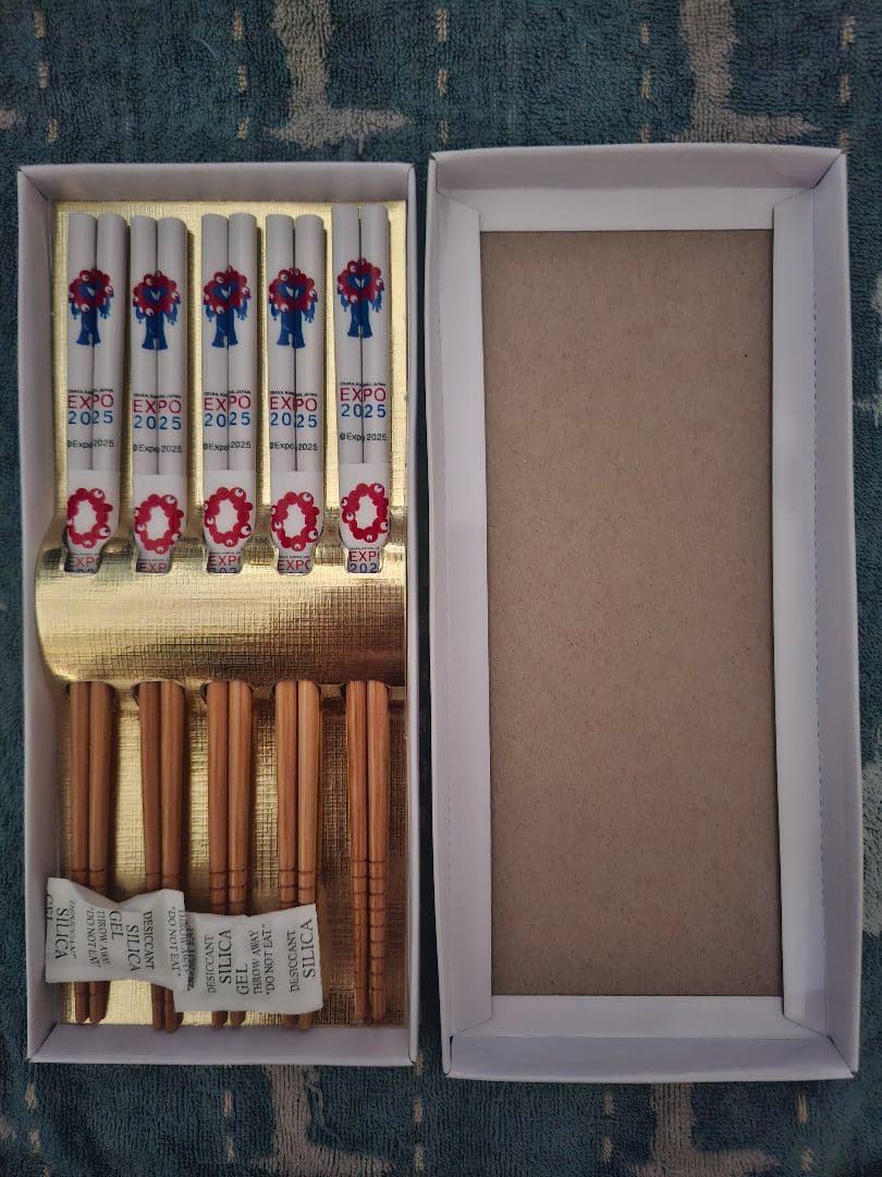 ♡新品未使用♡EXPO2025　大阪・関西万博　ミャクミャク 竹箸　5本セット