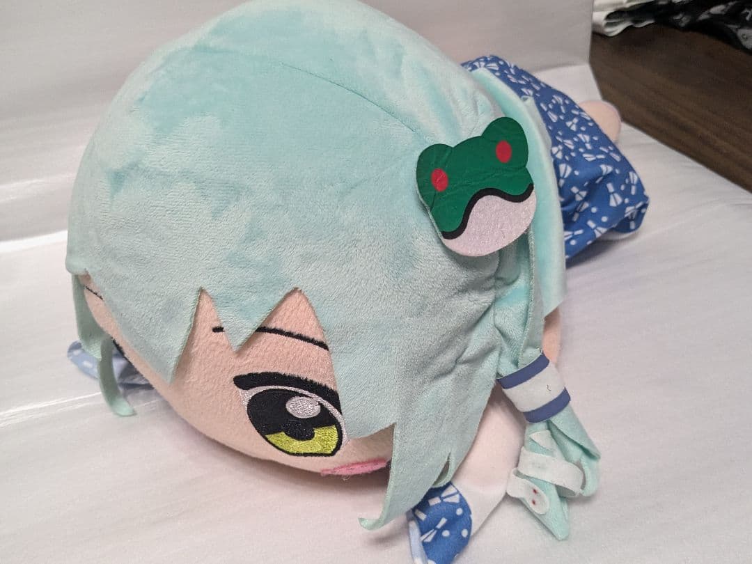 東方Project、メガジャンボ寝そべりぬいぐるみ、東風谷早苗と