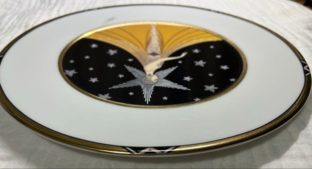 エルテ 『ニューヨーク、ニューヨーク』ファイン チャイナ 1990年 署名入