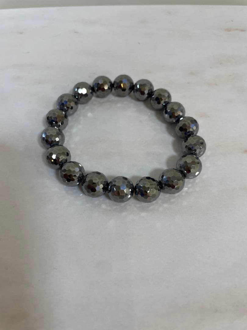 テラヘルツ　ブレスレット　　8mm 128面カットブレス
