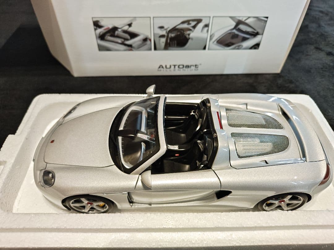 1/18 AUTOart オートアート ポルシェ カレラGT シルバー 美品 - メルカリ